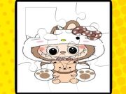 Laro Labubu jigsaw puzzle para sa laro ng mga bata online