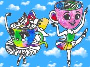 Laro Pangkulay ng libro para sa mga bata: ballerina cappuccina online