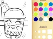 Laro Boba Tea Coloring Book para sa Mga Bata online