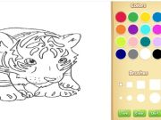 Laro Baby Tiger Coloring Book online