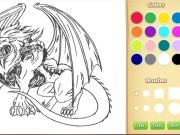 Laro Dragon Chimera Coloring Book online