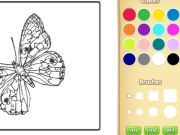 Laro Butterflies pangkulay ng libro para sa mga bata online