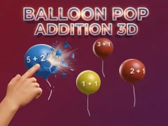 Laro Balloon Pop Addition 3D online