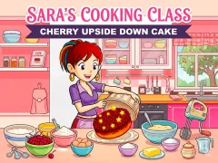 Laro Sara’s Cooking Class: Cherry Upside Down Cake online