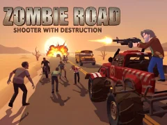 Laro Zombie Road: Shooter with Destruction online