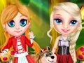 Laro Little Elsa In Red Hood online