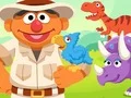 Laro 123 Sesame Street: Ernie's Dinosaur Day Care online