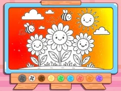 Laro Coloring Book: Happy Flower online