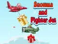 Laro Snowman and Fighter Jet online