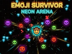 Laro Emoji Survivor - Neon Arena online