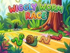 Laro Wiggly Worm Race online