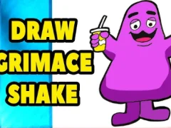 Laro Grimace Shake: Draw and Erase online