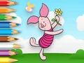 Laro Coloring Book: Piglet Holds Toy Windmill online