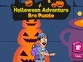 Laro Halloween Adventure Bro Puzzle online