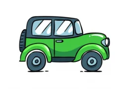 Laro Cartoon Cars Spot The Difference online