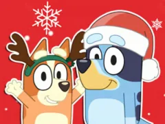 Laro Jigsaw Puzzle: Bluey Christmas Gift online