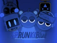 Laro Sprunki Blue Mod online