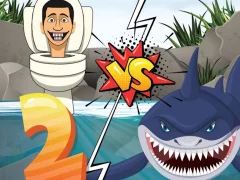Laro Hungry Shark Vs Skibidi 2 online