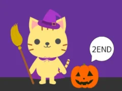 Laro Cat and Halloween Escape online