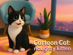Laro Cartoon Сat: naughty kitten online