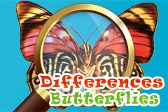 Laro Differences Butterflies online