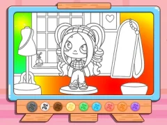 Laro Coloring Book: Avatar Girl Dress Up Shopping online