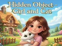 Laro Hidden Object - Girl and Cat online