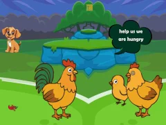 Laro Feed Hungry Hen Family online