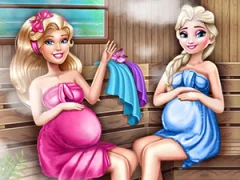 Laro Cute Mommies Pregnant Sauna online