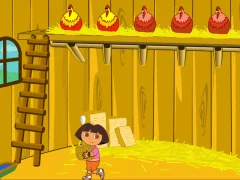 Laro Dora The explorer Saves the Farm online