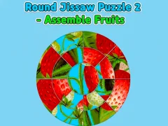 Laro Round jigsaw Puzzle 2 - Assemble Fruits online