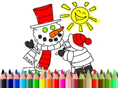 Laro Back To School: Winter Time Coloring online