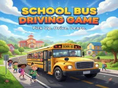 Laro School Bus Driving Game online