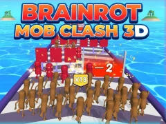 Laro Brainrot Mob Clash 3D online