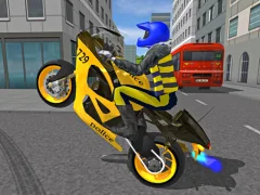 Laro Police Motorbike Race Simulator online