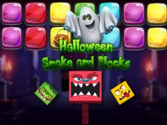 Laro Halloween Snake and Blocks online