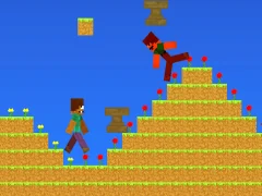 Laro Noob vs Pro But Anvil Rain Minecraft online