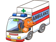 Laro Cartoon Ambulance Puzzle online