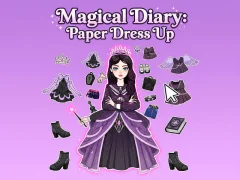 Laro Magical Diary: Paper Dress Up online