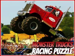 Laro Monster Trucks Racing Puzzle online