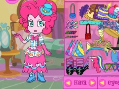 Laro My little pony Equestria Girls Pinkie Pie Dress Up online