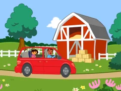 Laro Dora The explorer Dora's Ride-Along Animal Photo Adventure online