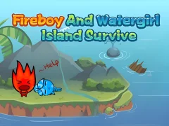 Laro Fireboy and Watergirl Island Survive online