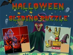 Laro Halloween Sliding Puzzle online