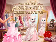 Laro Talking Tom Angela City Wedding Boutique online