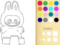 Laro Easy Labubu Coloring Book online