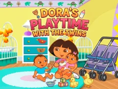 Laro Dora the Explorer Dora's Playtime with the Twins online