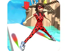 Laro Ladybug Skating Sky Up online
