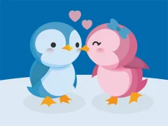 Laro Cute Penguin Puzzle online