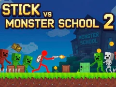 Laro Stick vs Monster School 2 online
